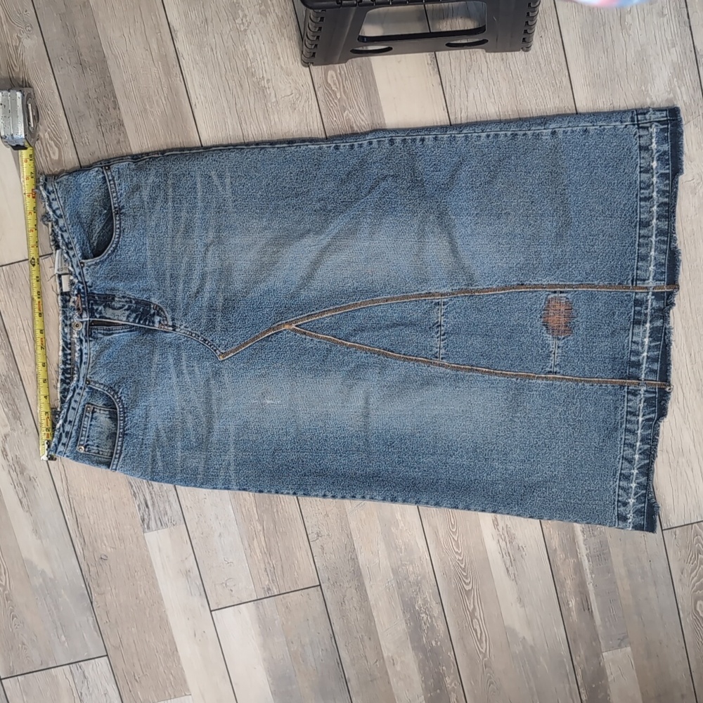 Union Bay Ankle Length Denim Skirt